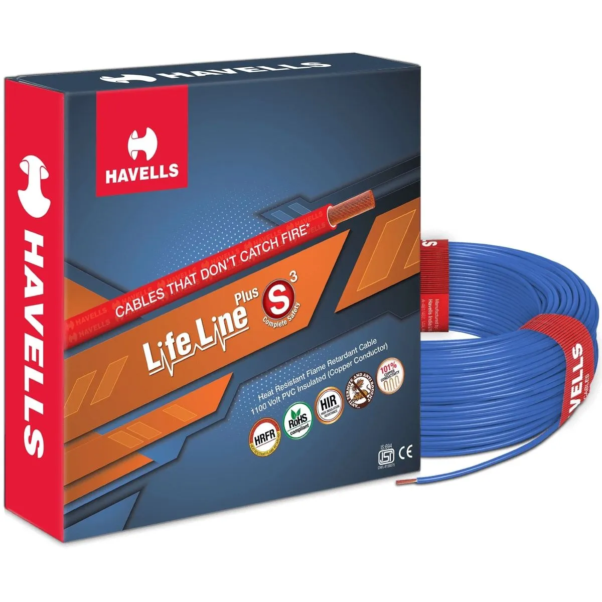 Life Line Plus S3 HRFR Cables 0.5 sq. mm
